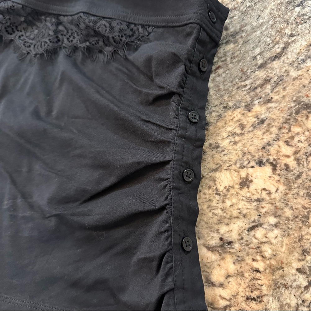 Anthropologie Black Off-Shoulder Top - Picture 6 of 11